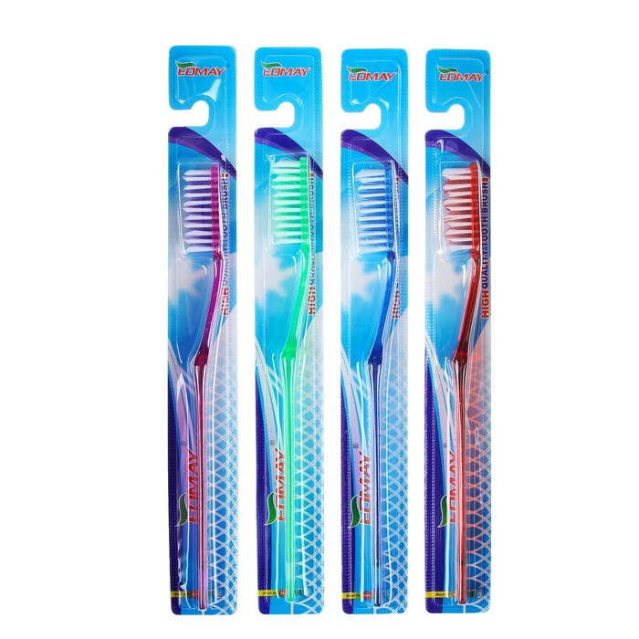 Зубная щетка "Eomay", вид 2, средней жесткости, микс, 1 шт