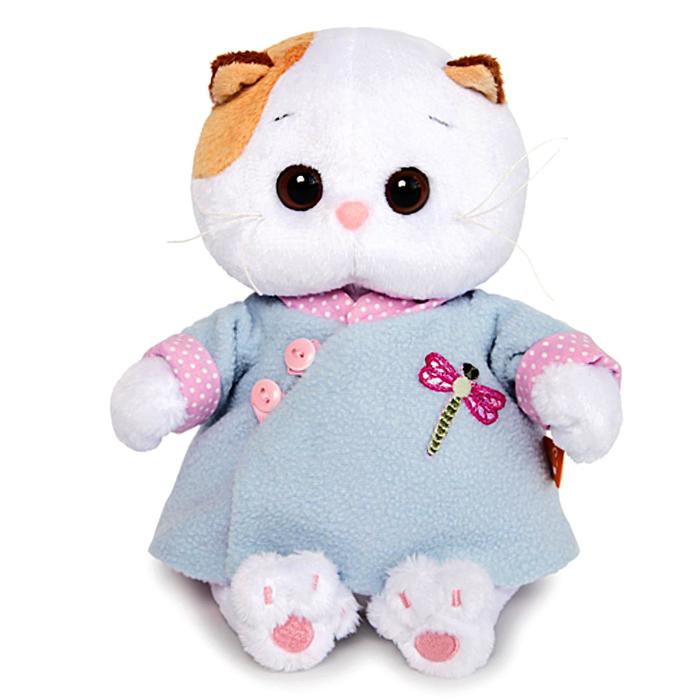 Мягкая игрушка "Ли-Ли BABY" в голубой курточке в китайском стиле, 20 см