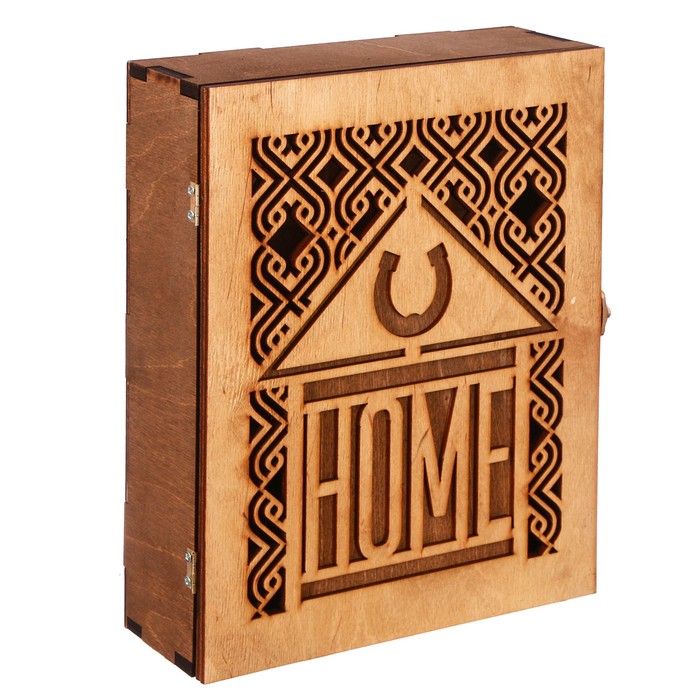 Ключница деревянная "Дом"