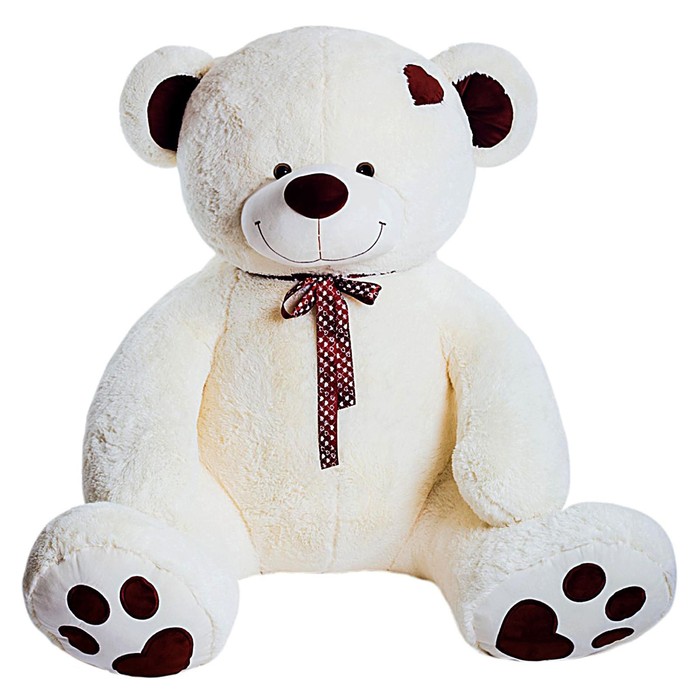 Мягкая игрушка «Медведь Тони», 90 см, цвет белый мягкая игрушка медведь тони с шарфом кофейный 70 см