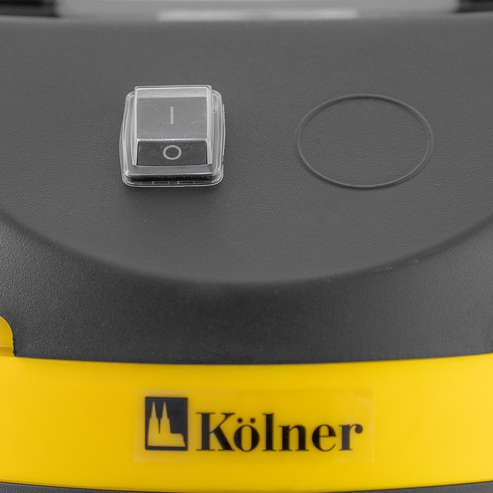 Строительный пылесос Kolner KVC 1300, 1300Вт, объем бака 15 л