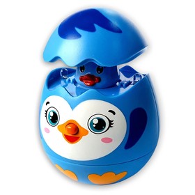 Развивающая музыкальная игрушка «Яйцо-сюрприз Пингвинчик», световые и звуковые эффекты от Сима-ленд