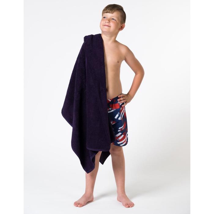 Полотенце махровое "Экономь и Я" 100х150 см фиолетовый , 100% хлопок, 340 г/м²