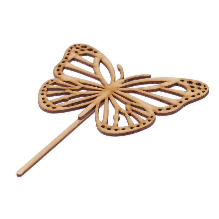 Топпер "Бабочка большая" из фанеры, 15х10 см (ТОП 00-01)