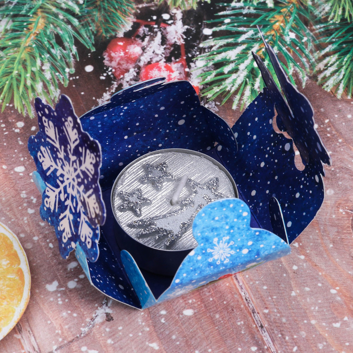 Свеча с пожеланием "Сладкого года!"