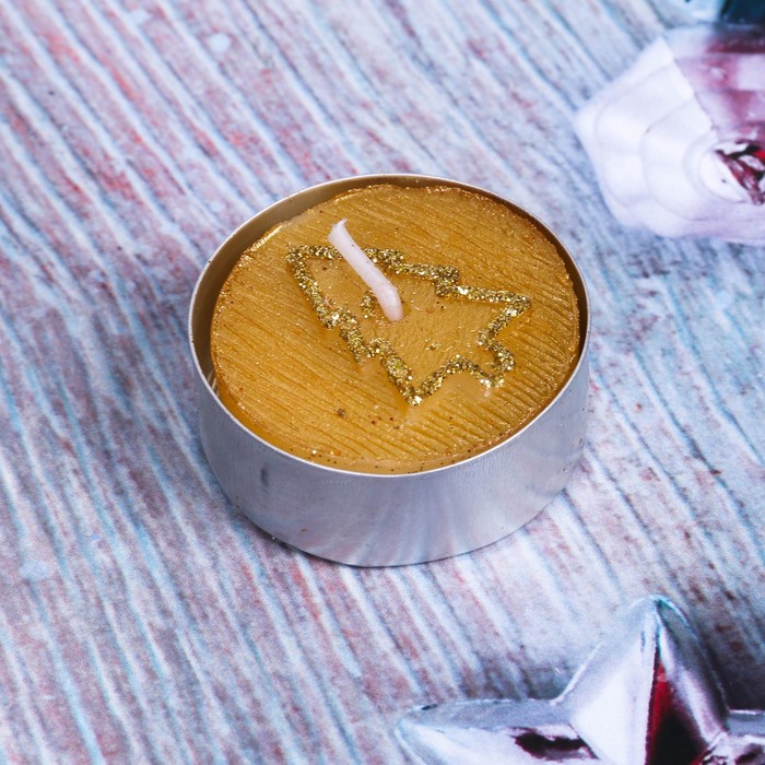 Свеча с пожеланием "Желаю счастья!"