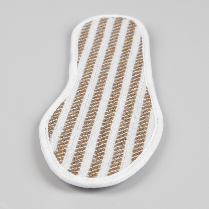 Стельки для обуви, пара, окантовка, 39р-р, цвет серый/белый