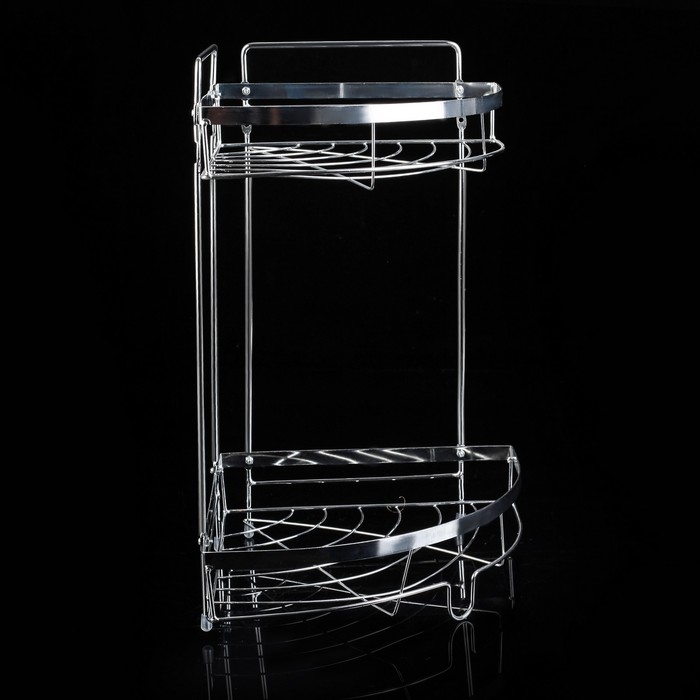 Полка 2х-ярусная угловая разборная 32,5х24,2х32 см