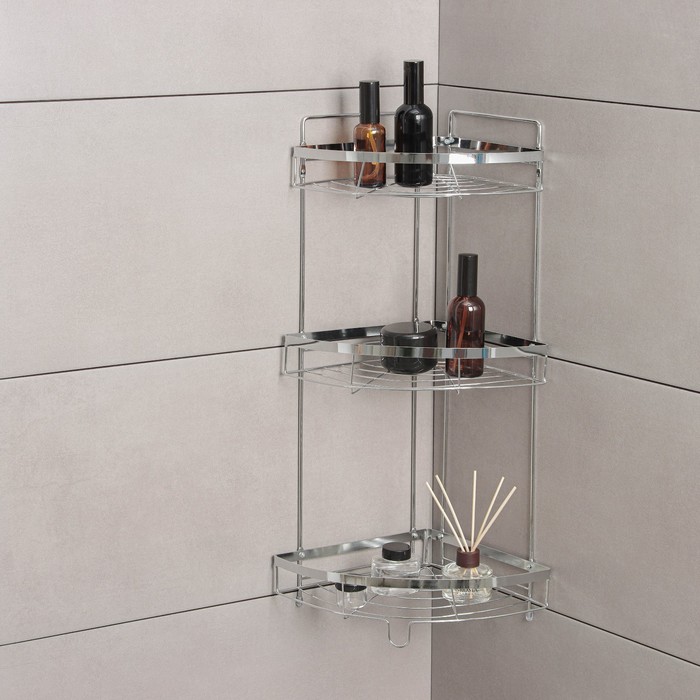 Полка 3х-ярусная угловая разборная 32,5х24,2х50 см