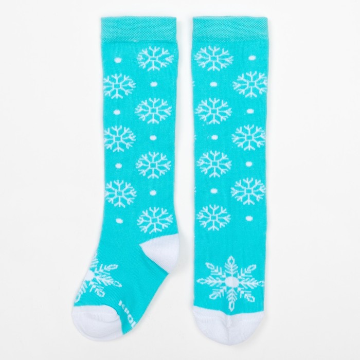 Гольфы Крошка Я "Снежинка" 8-10 см, 6-9 мес , 100% хлопок