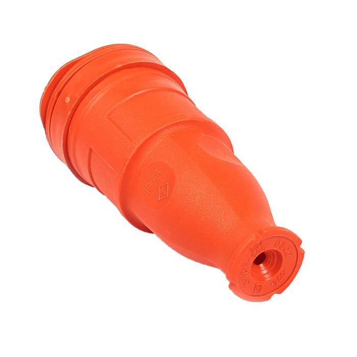 Переносная розетка T-plast, 16 А, 2Р+Е, IP 44, оранжевая, 31.01.304.2300,