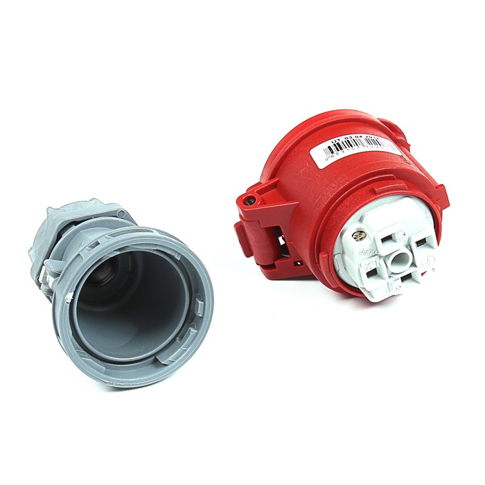 Розетка каьельная T-plast, 16 A, 2P+E, IP 44, 31.22.304.1600,