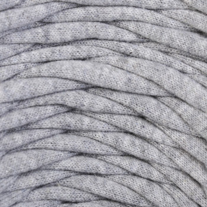 Пряжа трикотажная "Бейка стиль"  110м/370гр , ширина 7-9 мм (3201 меланж)