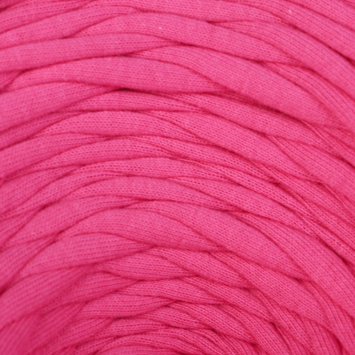 Пряжа трикотажная «Бейка стиль», 110 м, 370 г, ширина 7–9 мм (3032, цвет малиново-пурпурный)