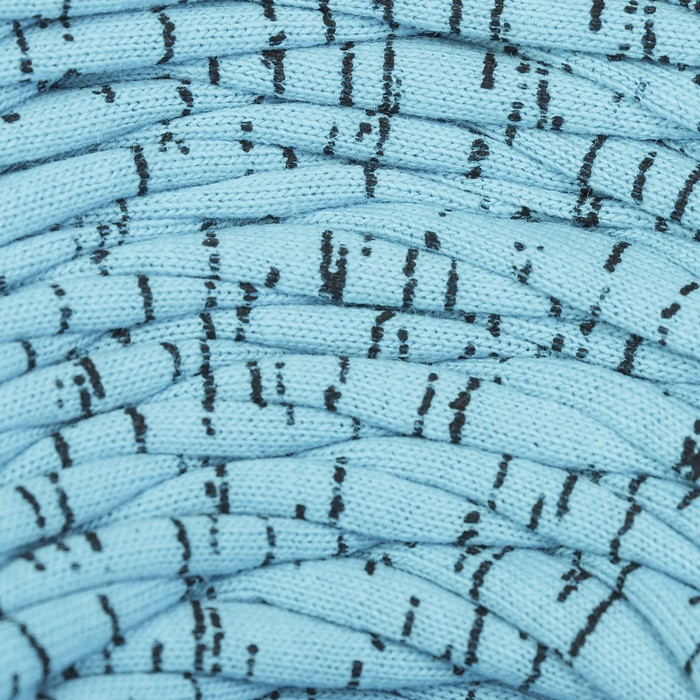 Пряжа трикотажная "Бейка стиль"  110м/370гр , ширина 7-9 мм (9112 утренний лес)