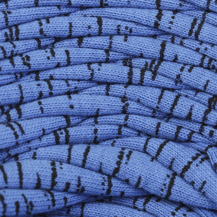 Пряжа трикотажная "Бейка стиль"  110м/370гр , ширина 7-9 мм (9113 вечерний лес)