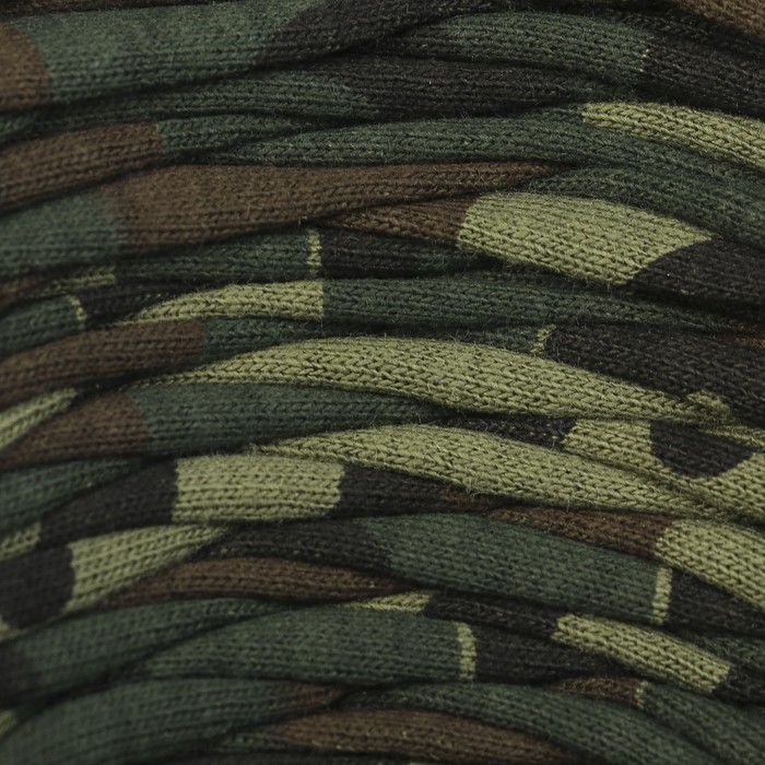 Пряжа трикотажная "Бейка стиль"  110м/370гр , ширина 7-9 мм (9300 флора)