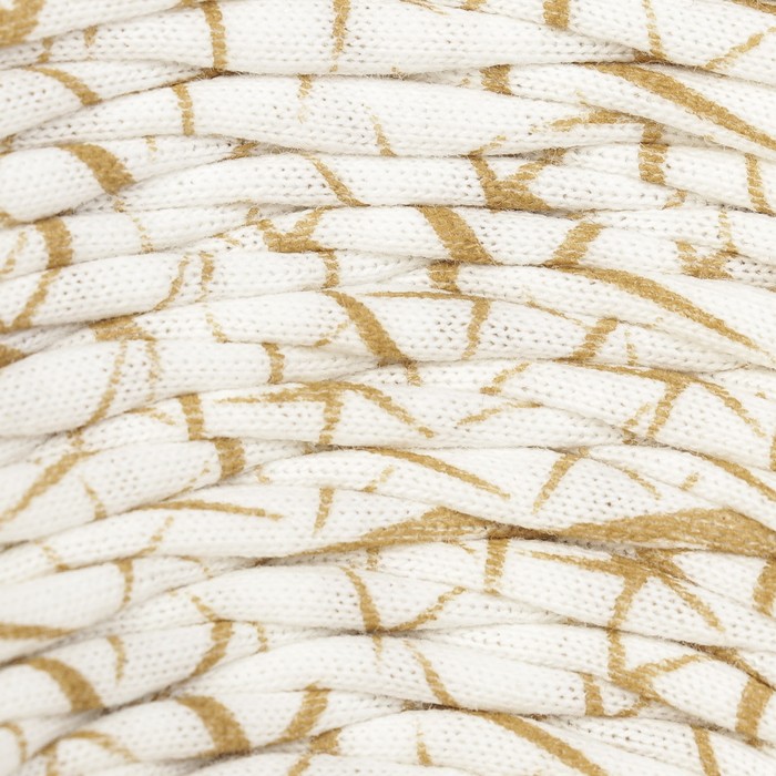 Пряжа трикотажная "Бейка стиль"  110м/370гр , ширина 7-9 мм (9409 мерцающие звезды)