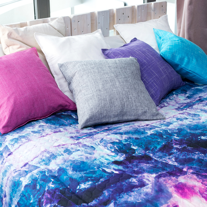 Покрывало Этель Минералы евро макси Флюорит 220х240 см, микрофибра 100% п/э