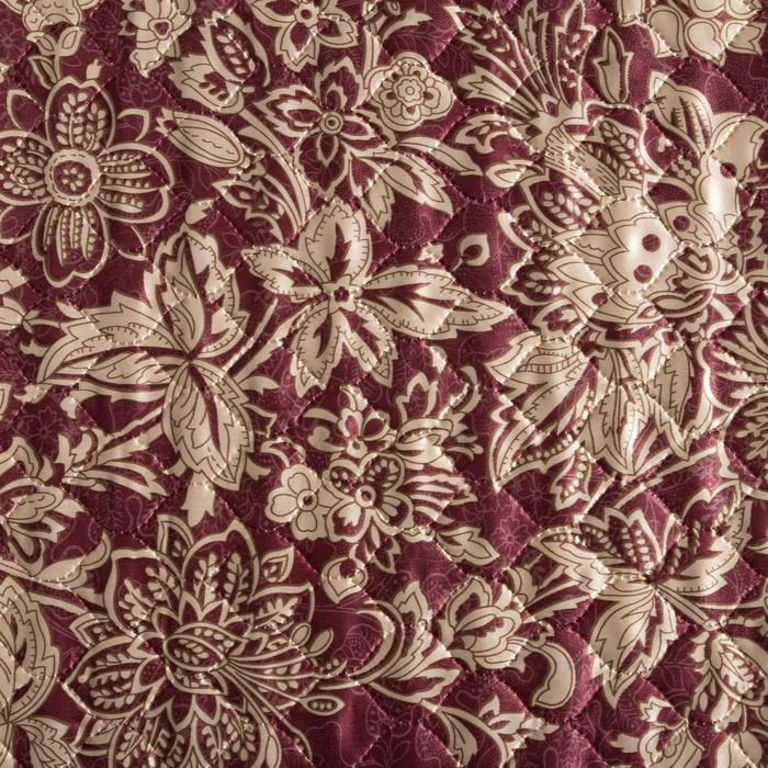 Покрывало "Этель" шёлк 2 сп. Кружево 180х220 см, искусственный шёлк 100% п/э