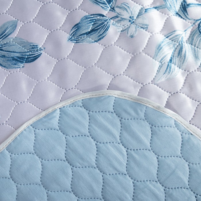 Покрывало "Этель" шёлк 2 сп. Свежесть 180х220 см, искусственный шёлк 100% п/э