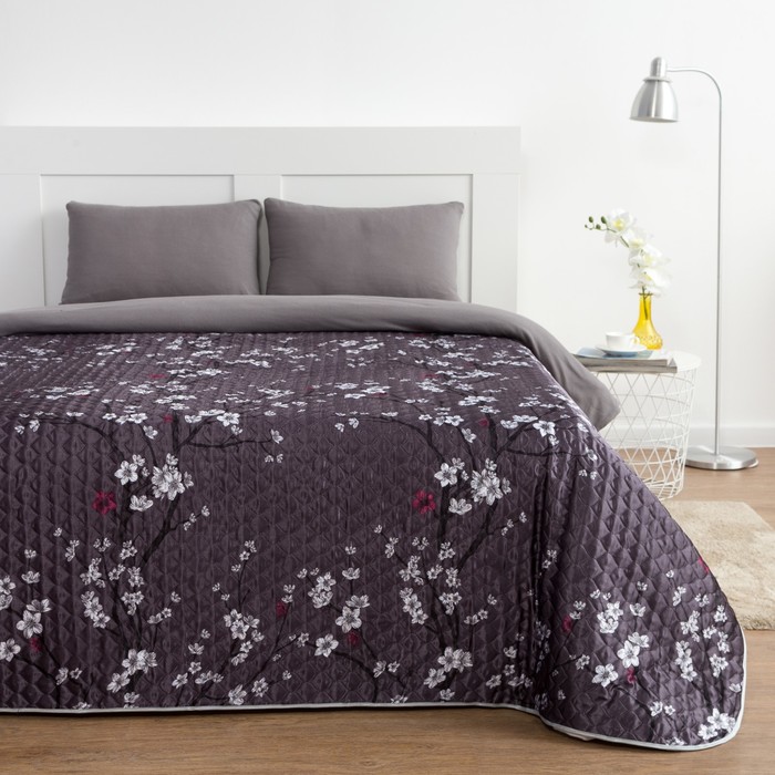 Покрывало &quot;Этель&quot; шёлк 2 сп. Сакура 180х220 см, искусственный шёлк 100% п/э