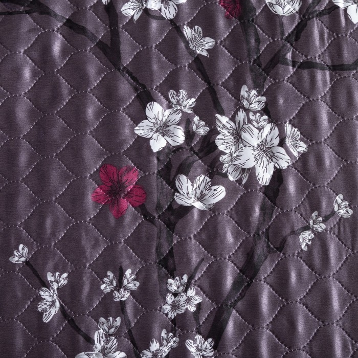 Покрывало "Этель" шёлк евро Сакура 200х220 см, искусственный шёлк 100% п/э