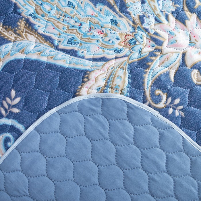 Покрывало "Этель" шёлк 1,5 сп. Вдохновение 150х220 см, искусственный шёлк 100% п/э