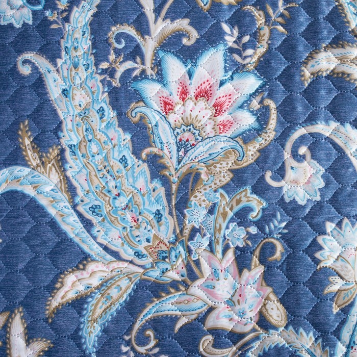 Покрывало "Этель" шёлк 2 сп. Вдохновение 180х220 см, искусственный шёлк 100% п/э