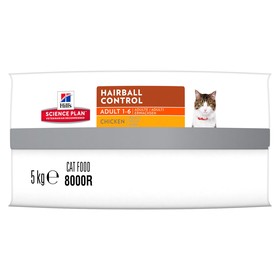 

Сухой корм Hill's Cat hairball control для кошек, выведение шерсти, 5 кг