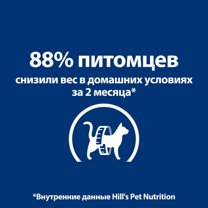 

Сухой корм Hill's PD Metabolic для кошек, контроль веса, курица, 1,5 кг