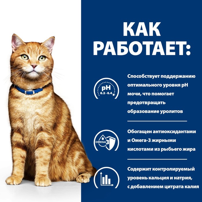 Сухой корм Hill's Cat c/d для кошек, профилактика струвитов, 1.5 кг