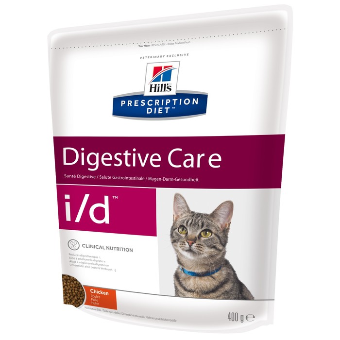 Сухой корм Hill's Cat i/d для кошек, лечение ЖКТ, 400 г