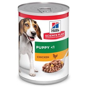 

Влажный корм Hill's SP Puppy для щенков, здоровый рост и развитие, курица, ж/б, 370 г