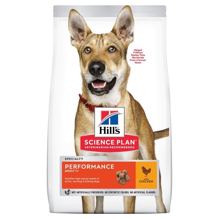 

Сухой корм Hill's SP Performance для активных собак средних пород, курица, 12 кг