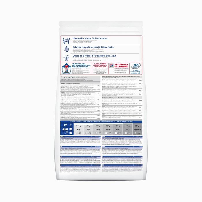 Сухой корм Hill's Dog senior для стареющих собак, 12 кг