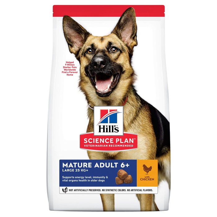 

Сухой корм Hill's SP Dog senior для пожилых собак крупных пород, курица, 12 кг