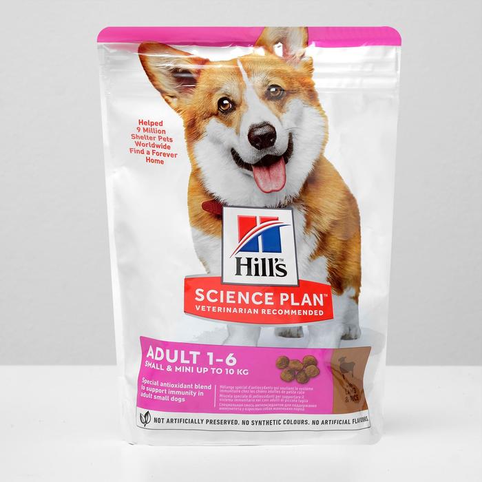 Сухой корм Hill's SP для собак мелких пород, здоровый иммунитет, ягнёнок/рис, 300 г