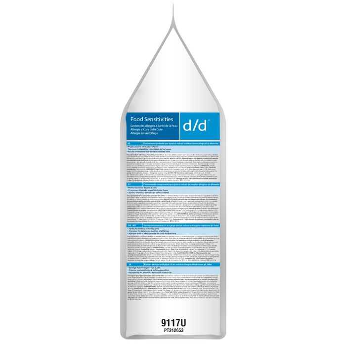 Сухой корм Hill's Dog d/d для собак, лечение аллергии, утка/рис, 2 кг