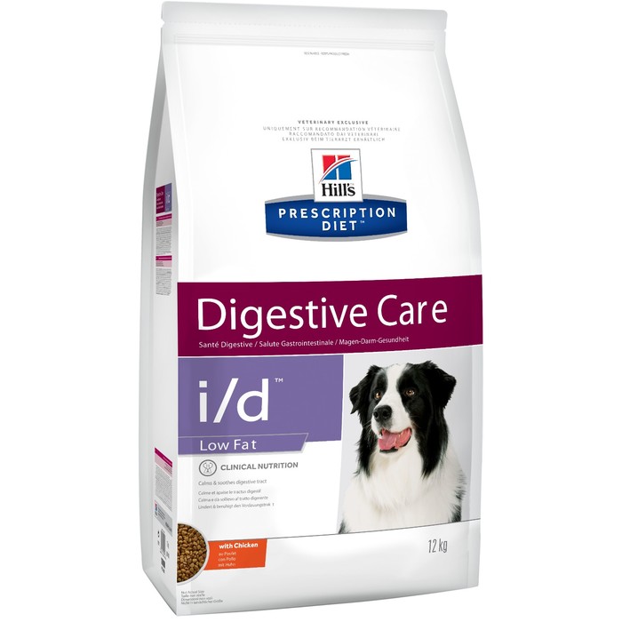 Сухой корм Hill's Dog i/d для собак, лечение ЖКТ, низкокалорийный, 12 кг
