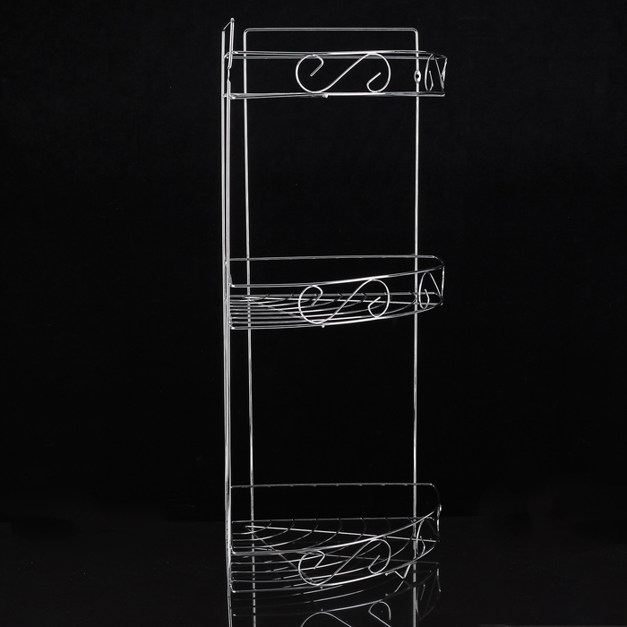 Полка 3х-ярусная угловая 24х24х56 см