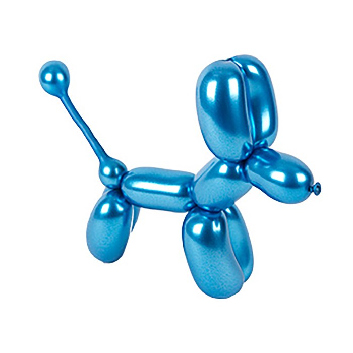 Шар для моделирования 260, Хром, набор 100 шт., голубой Q