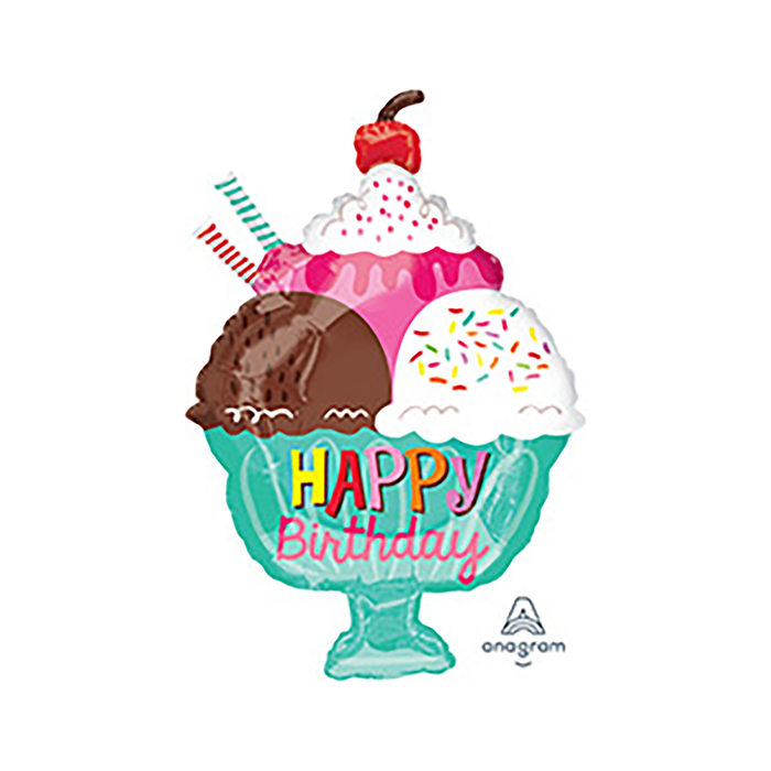 Шар фольгированный 18" "Мороженое в креманке"