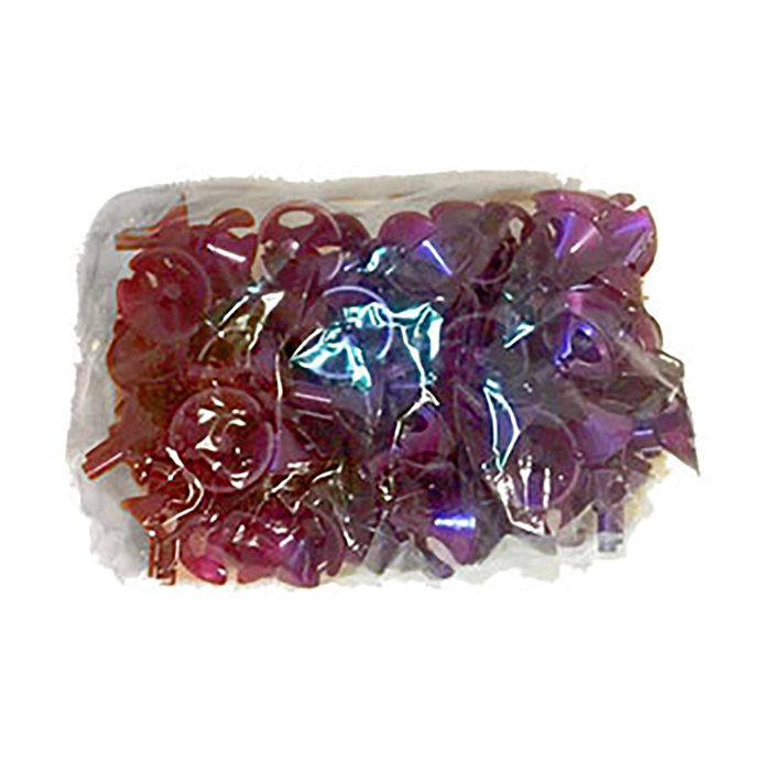 Держатель для шаров, универсальный, набор 100 шт., отверстие 0,7 см, d=3,9 см, цвет пурпурный