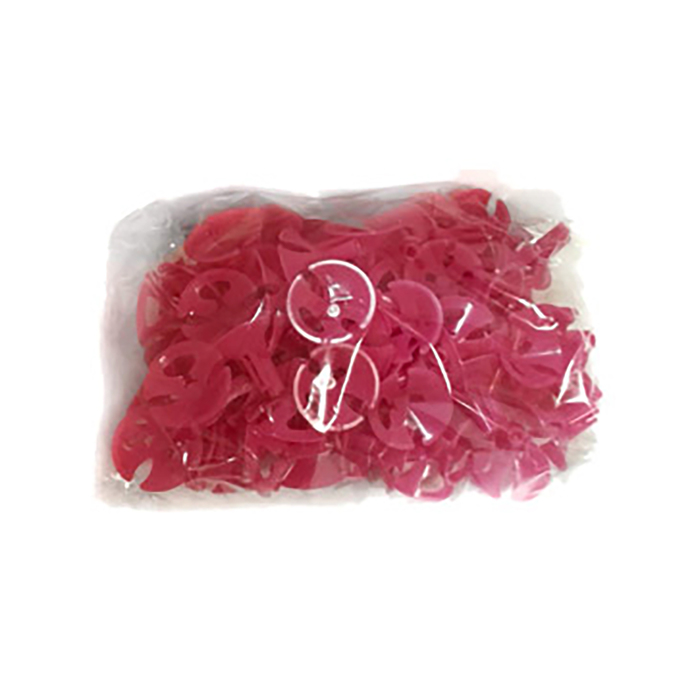 Держатель для шаров, универсальный, набор 100 шт., отверстие 0,7 см, d=3,9 см, цвет розовый