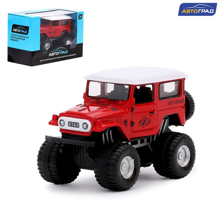 АВТОГРАД Машина металлическая "Биг-фут", инерционная, МИКС
