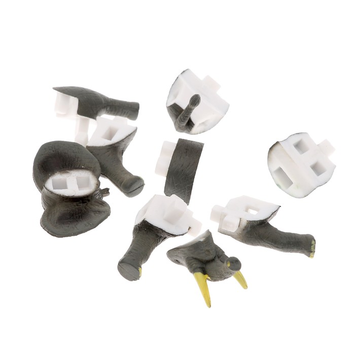 3D пазл "Дикие животные-2", 4 вида, МИКС