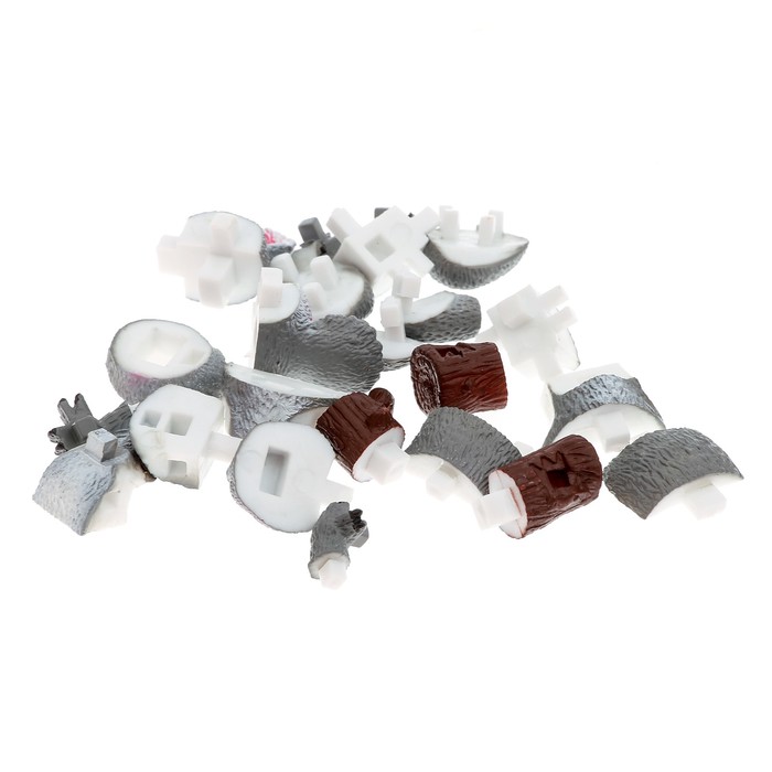 3D пазл "Лесные животные", 4 вида, МИКС