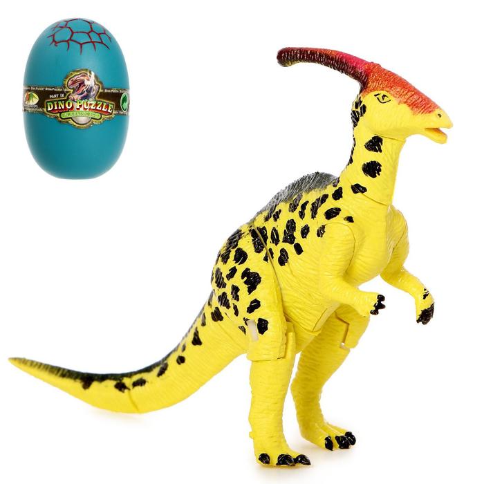 3D пазл "Мир динозавров", 4 вида, МИКС