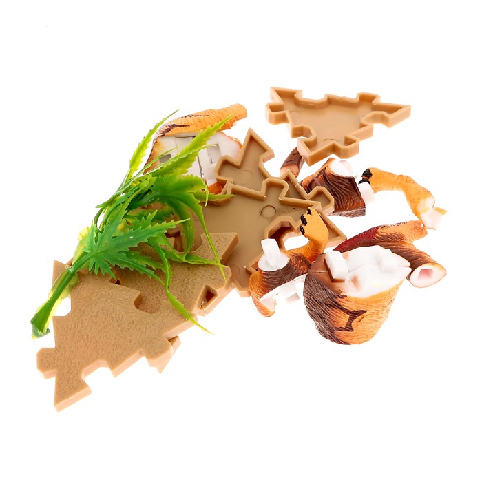 3D пазл "Эра динозавров", 4 вида, МИКС